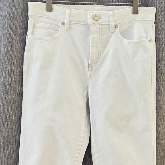 Lilly Pulitzer South Ocean High-Rise Skinny Jeans Resort White - Picture 11 of 16